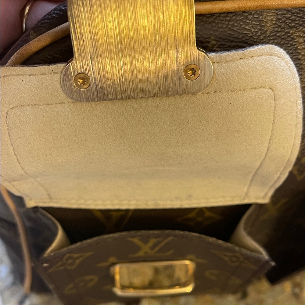 Authentic Louis Vuitton Brown Satchel with Gold Accents - Picture 16 of 16